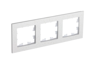 ATN343103 - ATN343103 - AtlasDesign Nature Рамка на 3 поста, мрамор крем роял