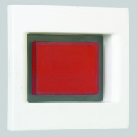 Simon SConnect Индикатор напряжения, красня подсветка, K45, 45х45мм, графит, KL05-14