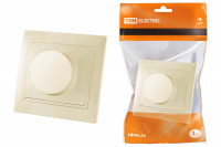 Светорегулятор поворотный RL 600 Вт сл. кость "Таймыр" TDM Electric, SQ1814-0124