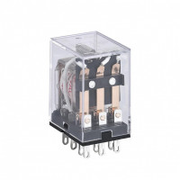 Chint Промежуточное реле JZX-22F(D) 4 конт. с инд. LED 3А 12В AC (R), 285215