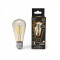 Лампа Gauss Filament ST64 6W 620lm 2400К Е27 golden диммируемая LED 1/10/40, 102802006-D