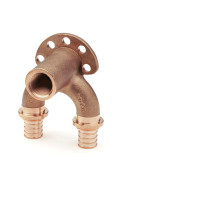 Проточный настенный угольник 16/16-Rp 1/2 длинный RX+