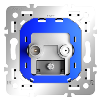 Механизм розетки телевизионной оконечной TV+SAT, S70, VLS0604M