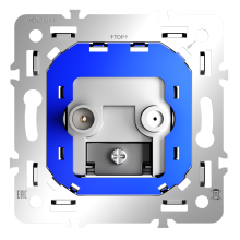 Механизм розетки телевизионной оконечной TV+SAT, S70, VLS0604M Механизм розетки телевизионной оконечной TV+SAT, S70, VLS0604M