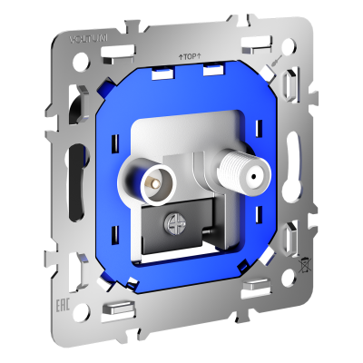 Механизм розетки телевизионной оконечной TV+SAT, S70, VLS0604M