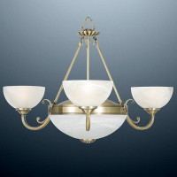 Arte Lamp WINDSOR, Люстра, цвет арматуры - АНТИЧНАЯ БРОНЗА, цвет плафона/декора - БЕЛЫЙ, 3х40W E14, A3777LM-3-2AB