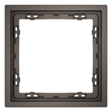 Рамка пластиковая VOLTUM S70 на 1 пост, (капучино), VLS100114