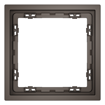 Рамка пластиковая VOLTUM S70 на 1 пост, (капучино), VLS100114