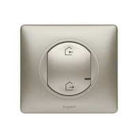 064873 - Celiane with NETATMO.Главный беспроводной выключатель "Я дома/Я вне дома".Цвет Титан