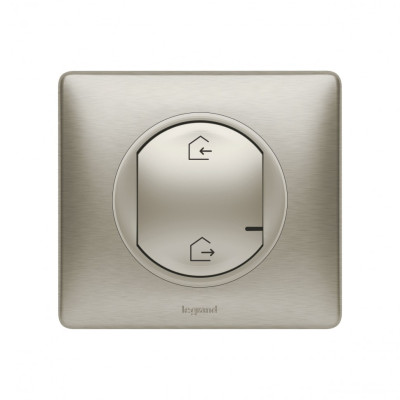 064873 - Celiane with NETATMO.Главный беспроводной выключатель "Я дома/Я вне дома".Цвет Титан