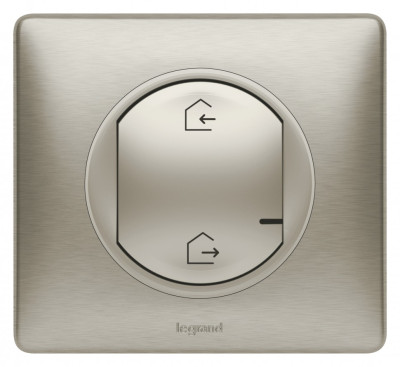 064873 - Celiane with NETATMO.Главный беспроводной выключатель "Я дома/Я вне дома".Цвет Титан