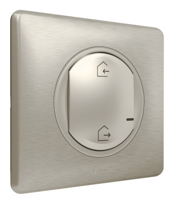 064873 - Celiane with NETATMO.Главный беспроводной выключатель "Я дома/Я вне дома".Цвет Титан