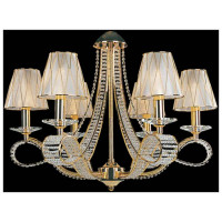 Lightstar 705062 (MD200003-6) Люстра подвесная RICCIO 6х40W E14 24K ЗОЛОТО (в комплекте)