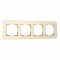 Werkel W0042443/ Рамка на 4 поста Elite (айвори, стекло), a057885