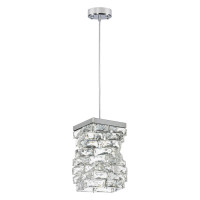 Lightstar 722040 (MD9113-4A) Люстра LIMPIO 4х40W G9  ХРОМ/ПРОЗРАЧНЫЙ (в комплекте)