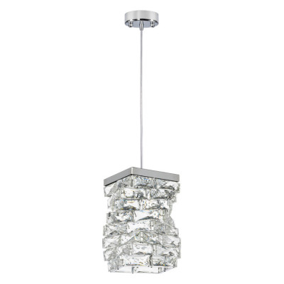 Lightstar 722040 (MD9113-4A) Люстра LIMPIO 4х40W G9  ХРОМ/ПРОЗРАЧНЫЙ (в комплекте)