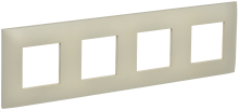 SKANDY Рамка 4-мест. SK-F04B беж. IEK, SK-M42-K10