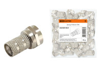 Штекер F RG6 б/п TDM Electric, SQ1809-0021