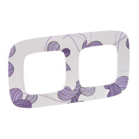 Legrand Valena ALLURE.Рамка "Флора".2-постовая универсальная, 754362