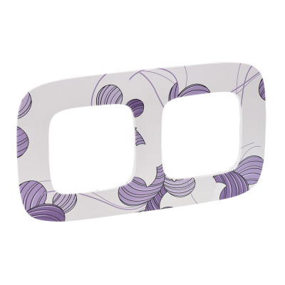 Legrand Valena ALLURE.Рамка "Флора".2-постовая универсальная, 754362