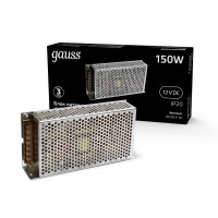 Блок питания Gauss 150W 12V IP20 1/50, 202003150