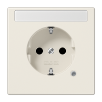 SCHUKO-розетка с полем для надписи и индикатором, LS1520NAKO