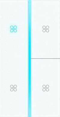 GVS CHKA-04/S7.1.10 Клавиши для дополнения стандартной панели S7, стекло