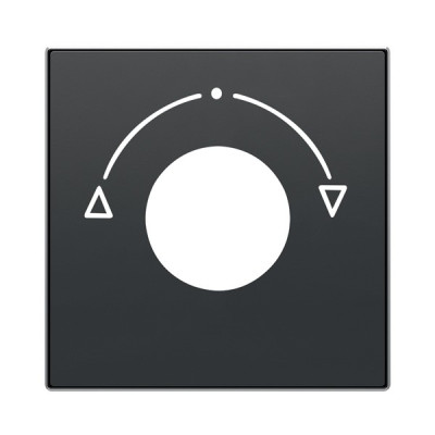 8553.1 NS - Накладка для механизма выключателя с ключом на 3 положения, серия SKY, цвет чёрный барх. - 2CLA855310A1501