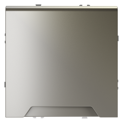 Розетка встраиваемая VOLTUM S70 с заземлением, защитными шторками и крышкой 16А, (шелк), VLS040304