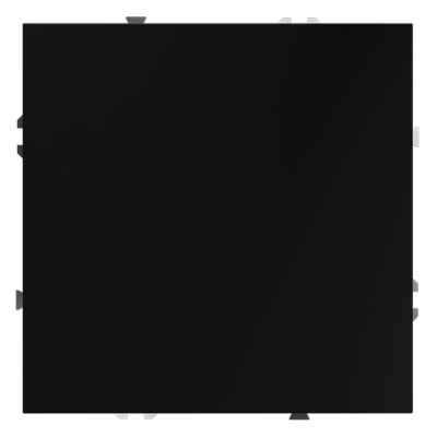 Заглушка VOLTUM S70 с суппортом, (черный матовый), VLS080108