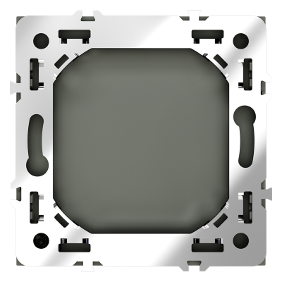 Заглушка VOLTUM S70 с суппортом, (черный матовый), VLS080108