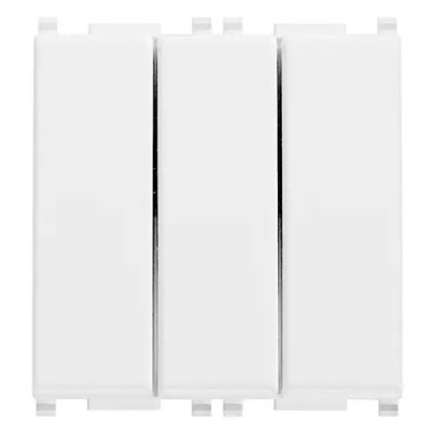 Vimar Выключатель тройной 1P 20AX белый, 14003