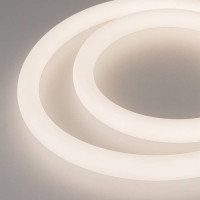 Светодиодная лента герметичная MOONLIGHT-TOP-A336-D25mm 24V Day4000 360deg (14.4 W/m, IP65, 2835, 5m, wire x2) (Arlight, Прямой вывод кабеля), 036273