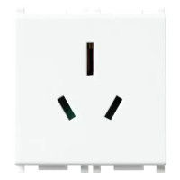 Vimar Розетка 2P+T 15A Австралийский стандарт, белая, 14262