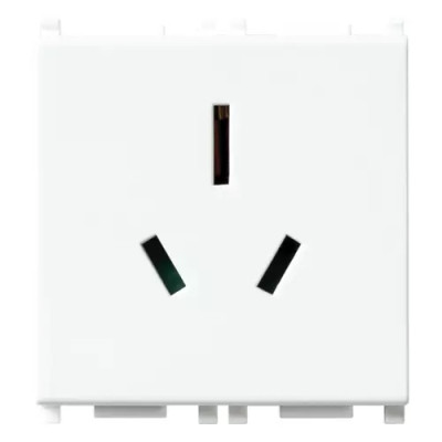 Vimar Розетка 2P+T 15A Австралийский стандарт, белая, 14262