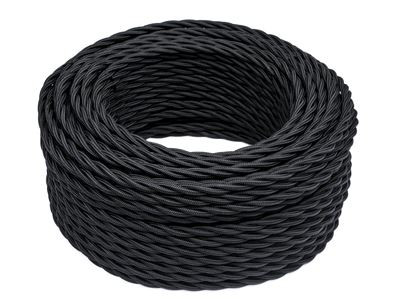 Bironi Провод 2*2,5 Черный (матовый) 10м, B1-425-73-10