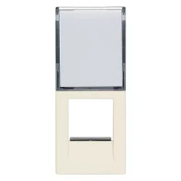 Vimar Адаптер с пылезащитной крышкой Keystone конопляный, 30339.CC