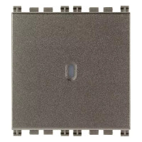 Vimar Выключатель 1P 10AX осевой 2M Metal, 19100.2.M