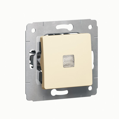 Legrand Cariva DIY Переключатель на два направления с подсветкой, слоновая кость, 695903