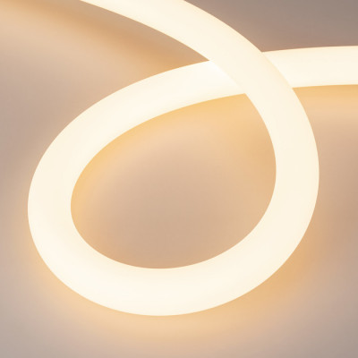 Светодиодная лента герметичная MOONLIGHT-TOP-A336-D40mm 24V Warm2400 360deg (15 W/m, IP65, 2835, 5m, wire x1) (Arlight, Прямой вывод кабеля), 039321