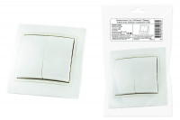 Выключатель 2 кл. 10А белый "Таймыр" (пром. упак,, бакелит. основание) TDM Electric, SQ1814-0502 Выключатель 2 кл. 10А белый "Таймыр" (пром. упак,, бакелит. основание) TDM Electric, SQ1814-0502