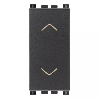 Vimar Кнопка переключающая 2P 10A, серая, 19061