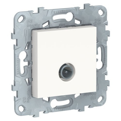 Unica New Розетка TV, одиночная, белый