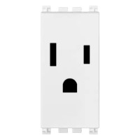 Vimar Розетка 2P+T 15A USA/SASO, белая, 19245.B Vimar Розетка 2P+T 15A USA/SASO, белая, 19245.B