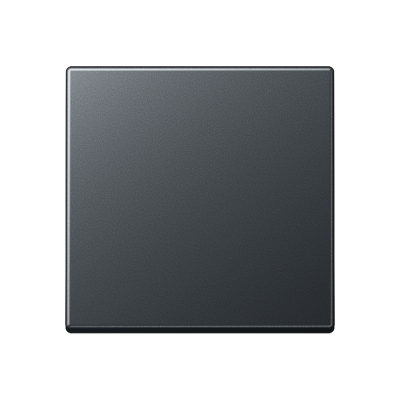 Одинарная клавиша для балансирных механизмов выключателей (кнопок), в комплекте с AS90HP (крепежный элемент), возможно IP44; термопласт; матовый антрацит; A500, A590BFANM