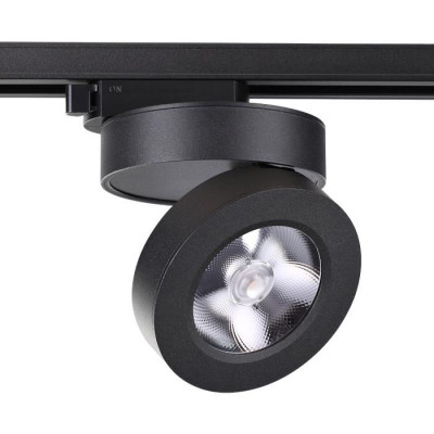 Novotech 357987 PORT NT19 070 черный Светильник трековый однофазный трехжильный IP20 LED 3000К 12W 220V GRODA