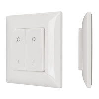 Панель SMART-P47-DIM-P-SUF (3V, 2 зоны, Knob, 2.4G) (Arlight, Пластик), 028301