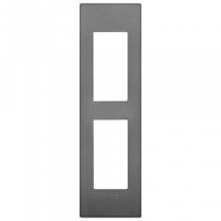 Vimar Накладка CLASSIC на 2 модуля для панелей серая, 19667.72