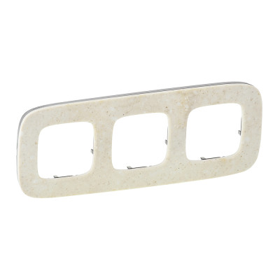 Legrand Valena ALLURE.Рамка "Дворцовый мрамор".3-постовая универсальная, 755523