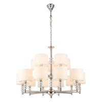 ST LUCE SL1751.103.15 Люстра подвесная ST-Luce Никель/Белый E14 15*40W